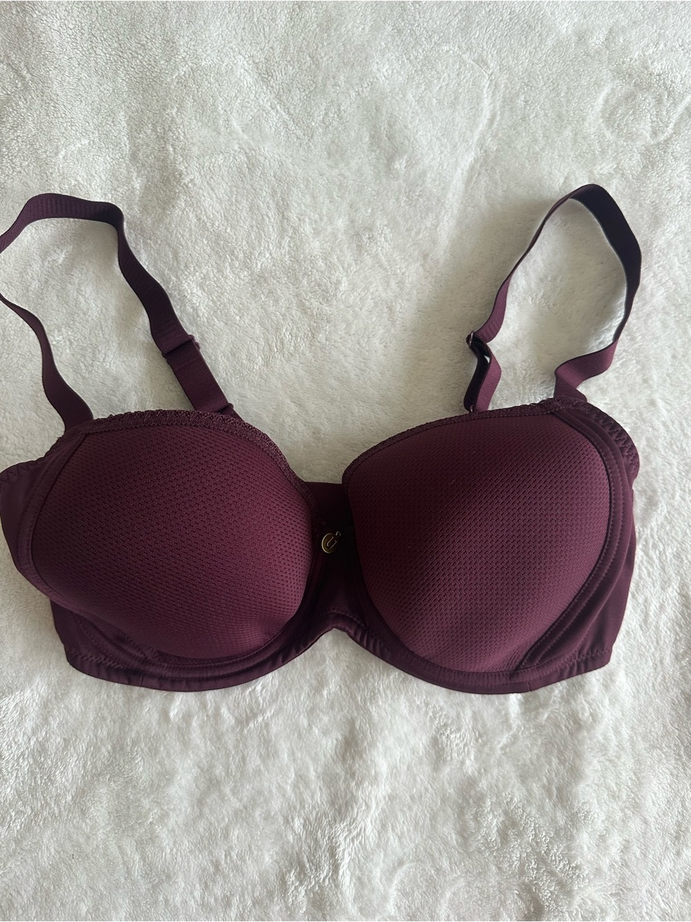 AirContour Bra in Burgundy - full coverage